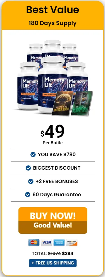 Memory Defender 6 bottles